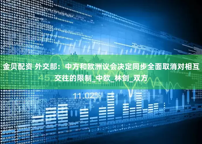 金贝配资 外交部：中方和欧洲议会决定同步全面取消对相互交往的限制_中欧_林剑_双方