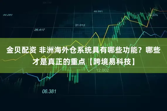 金贝配资 非洲海外仓系统具有哪些功能？哪些才是真正的重点【跨境易科技】